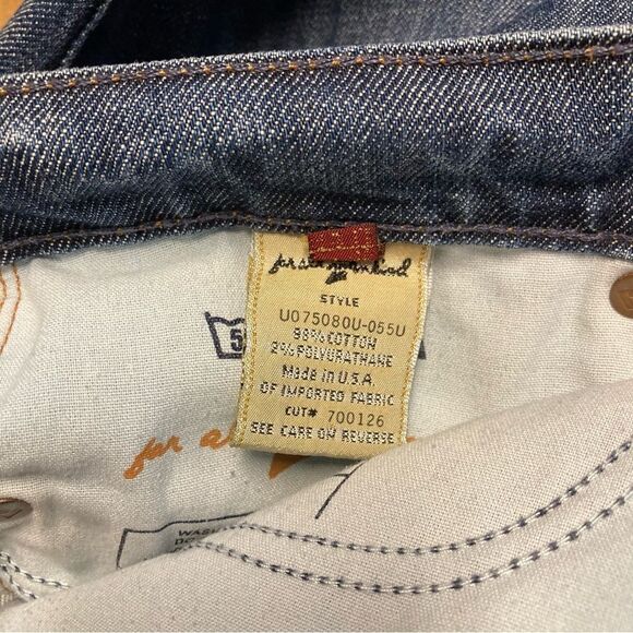 7 For All Mankind Straight Leg Jeans Size 32 - Picture 9 of 10